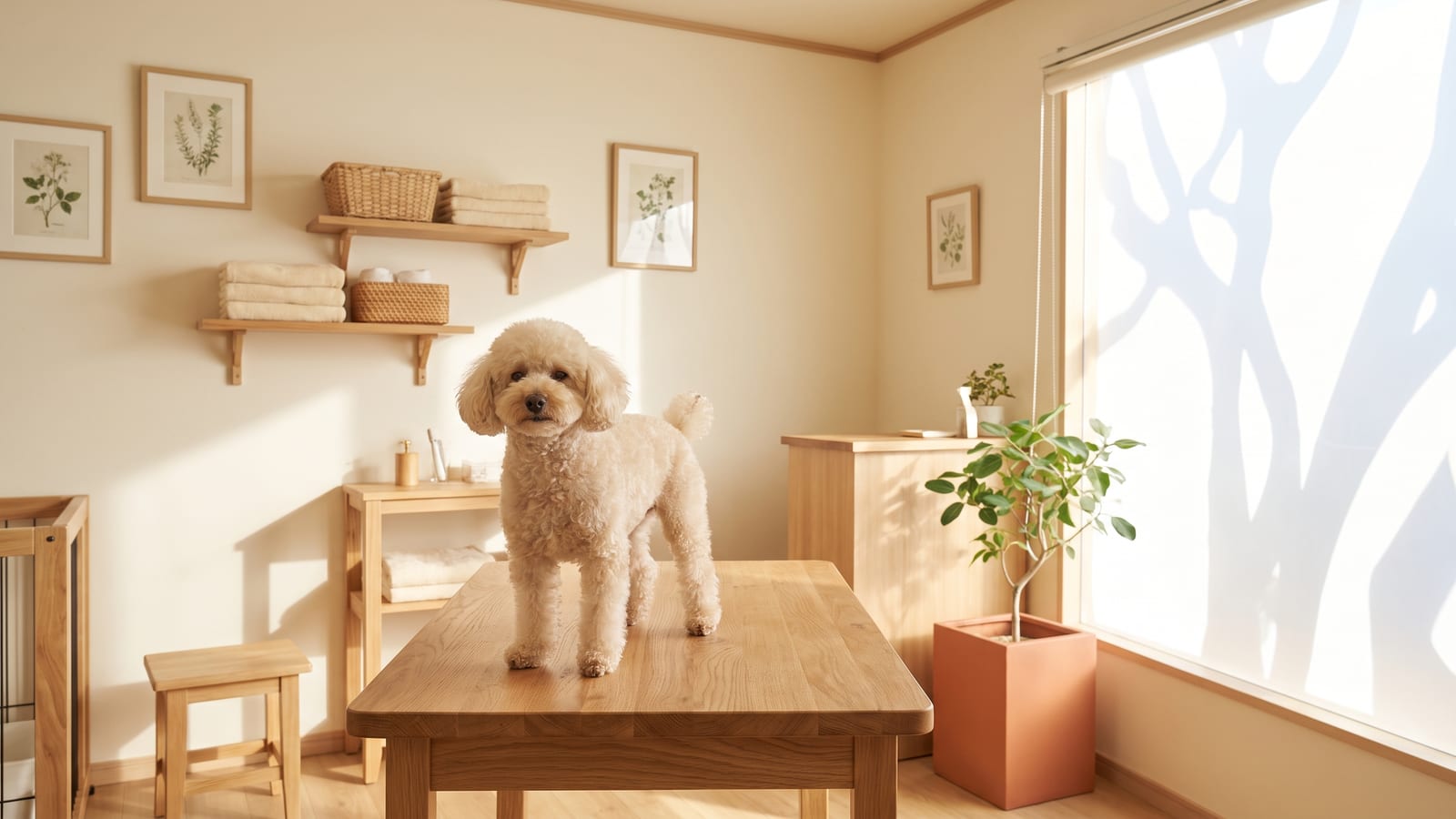 店内で穏やかに過ごす小型犬(写真はイメージです)
